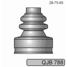 QJB788 QUINTON HAZELL Комплект пылника, приводной вал