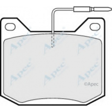 PAD562 APEC Комплект тормозных колодок, дисковый тормоз