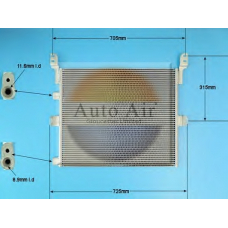 16-9923 AUTO AIR GLOUCESTER Конденсатор, кондиционер