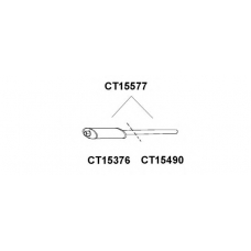 CT15490 VENEPORTE Труба выхлопного газа