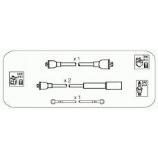 S01.P JANMOR Комплект проводов зажигания
