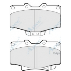 PAD926 APEC Комплект тормозных колодок, дисковый тормоз