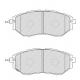 FDB1984<br />FERODO<br />Комплект тормозных колодок, дисковый тормоз