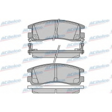 AC801083D AC Delco Комплект тормозных колодок, дисковый тормоз