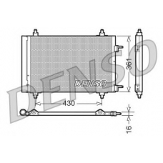 DCN07019 DENSO Конденсатор, кондиционер