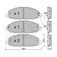 22-0904-0 METELLI Комплект тормозных колодок, дисковый тормоз