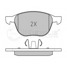 025 237 2318 MEYLE Комплект тормозных колодок, дисковый тормоз