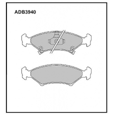 ADB3940 Allied Nippon Тормозные колодки