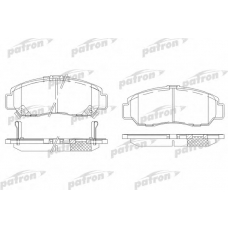 PBP1669 PATRON Комплект тормозных колодок, дисковый тормоз
