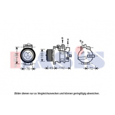 852585N AKS DASIS Компрессор, кондиционер