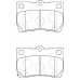 FD7321A NECTO Комплект тормозных колодок, дисковый тормоз