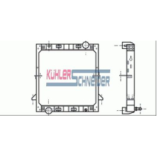 4100102 KUHLER SCHNEIDER Радиатор, охлаждение двигател