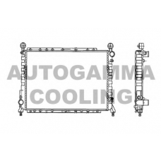 100012 AUTOGAMMA Радиатор, охлаждение двигателя