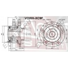 VOWH-XC9F ASVA Ступица колеса