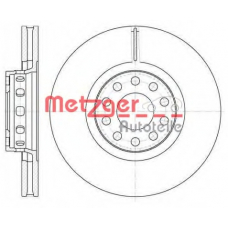6592.10 METZGER Тормозной диск