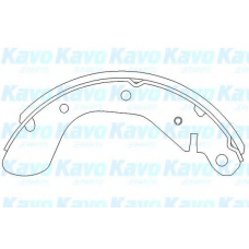 KBS-1403 KAVO PARTS Комплект тормозных колодок