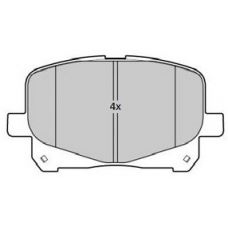 FBP-1789 FREMAX Комплект тормозных колодок, дисковый тормоз