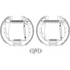 8DB 355 005-201 HELLA Комплект тормозных колодок