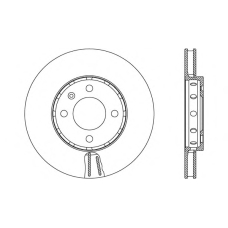 BDA2663.20 OPEN PARTS Тормозной диск