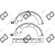 BS1044 DJ PARTS Комплект тормозных колодок