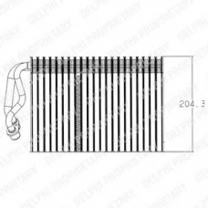 TSP0525004 DELPHI Испаритель, кондиционер