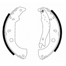 8DB 355 001-021 HELLA Комплект тормозных колодок