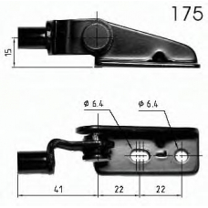 840288 QUINTON HAZELL Газовая пружина, крышка багажник