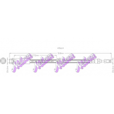 H5614 Brovex-Nelson Тормозной шланг