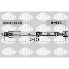 6606083 SASIC Тормозной шланг