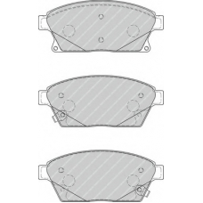 FDB4264 FERODO Комплект тормозных колодок, дисковый тормоз