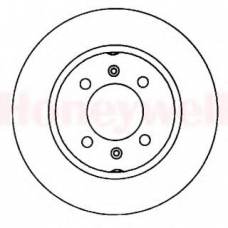 561256B BENDIX Тормозной диск