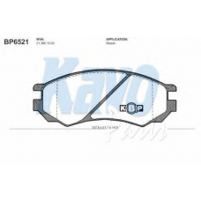 BP-6521 KAVO PARTS Комплект тормозных колодок, дисковый тормоз