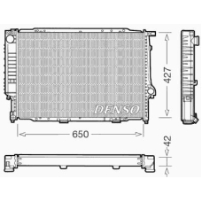 DRM05056 DENSO Радиатор, охлаждение двигателя