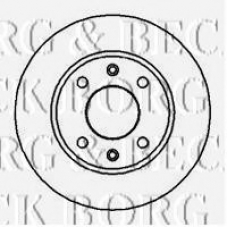 BBD4834 BORG & BECK Тормозной диск