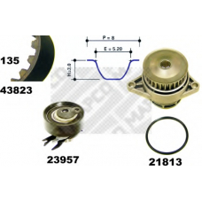 41823 MAPCO Водяной насос + комплект зубчатого ремня