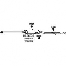 01.96970 MTS Глушитель выхлопных газов конечный