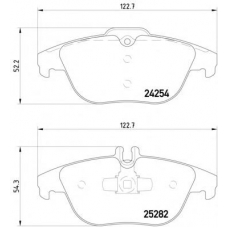 T2153EP PAGID Комплект тормозных колодок, дисковый тормоз