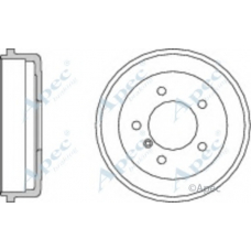 DRM9507 APEC Тормозной барабан