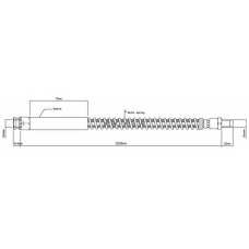 VBH658 MOTAQUIP Тормозной шланг