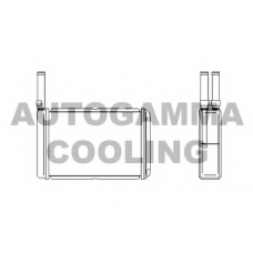 101968 AUTOGAMMA Теплообменник, отопление салона