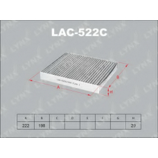 LAC-522C LYNX Lac522c cалонный фильтр lynx