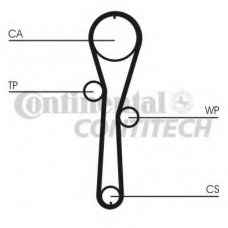 CT1045WP1 CONTITECH Водяной насос + комплект зубчатого ремня