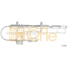 11.318 COFLE Трос, управление сцеплением