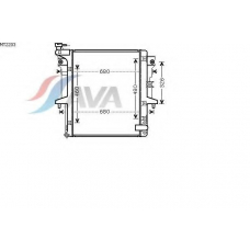 MT2203 AVA Радиатор, охлаждение двигателя