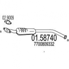 01.58740 MTS Средний глушитель выхлопных газов