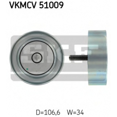 VKMCV 51009 SKF Паразитный / ведущий ролик, поликлиновой ремень