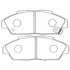 PN-8223 JNBK Колодки тормозные