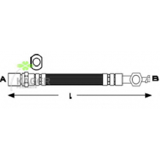 38-0716 KAGER Тормозной шланг