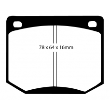 DP2216 EBC Brakes Колодки тормозные