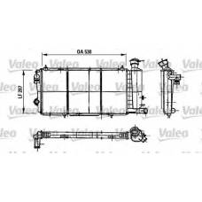 730897 VALEO Радиатор, охлаждение двигателя